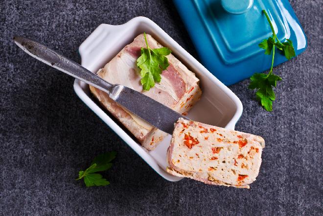 Galantyna z kurczaka pieczona