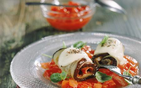 Grillowany bakłażan z mozzarellą: przepis