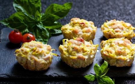 Muffinki z boczkiem i porem - na śniadanie, lunch, jako dodatek do barszczu