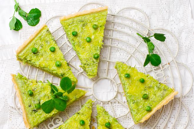 Tarta z groszkiem: szybki i prosty przepis